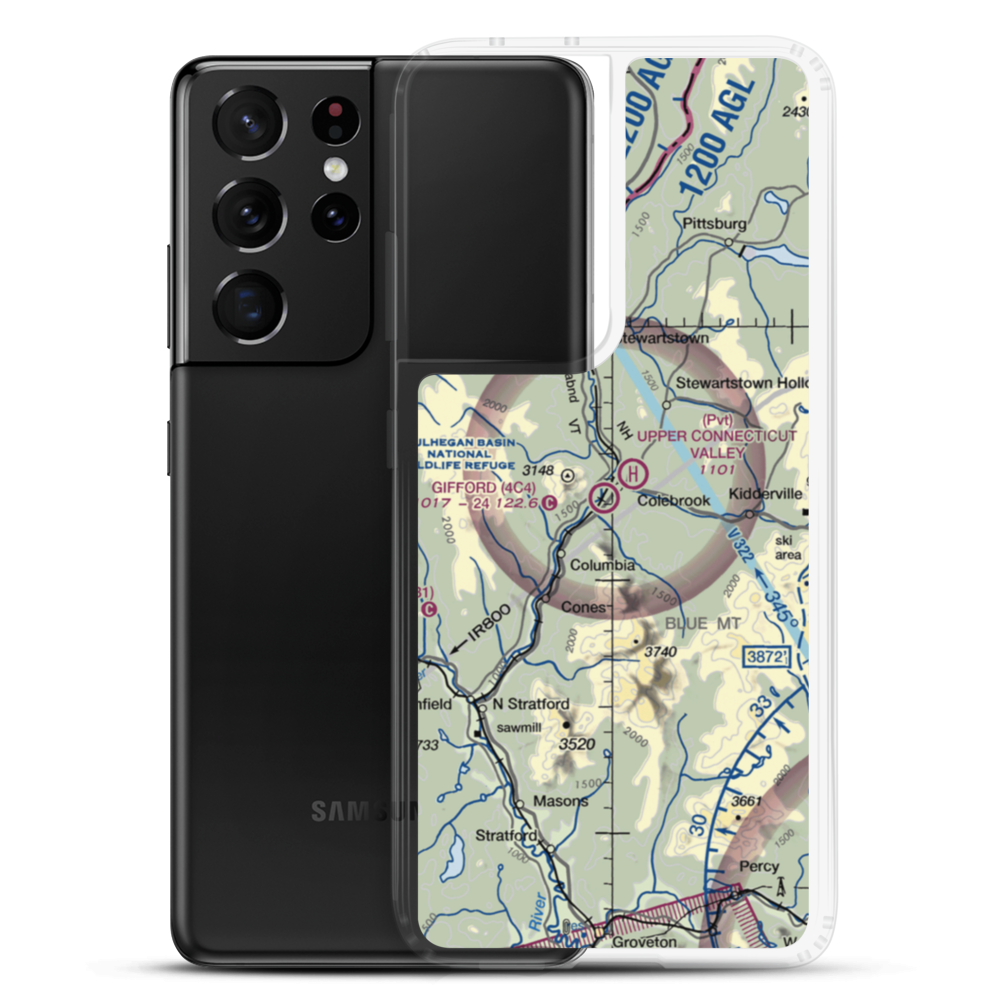 Gifford Field (4C4) VFR Sectional Samsung Case Samsung Galaxy S21 Ultra model shown