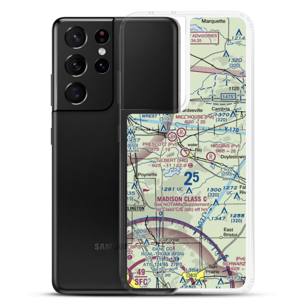 Gilbert Field (94C) VFR Sectional Samsung Case Samsung Galaxy S21 Ultra model shown