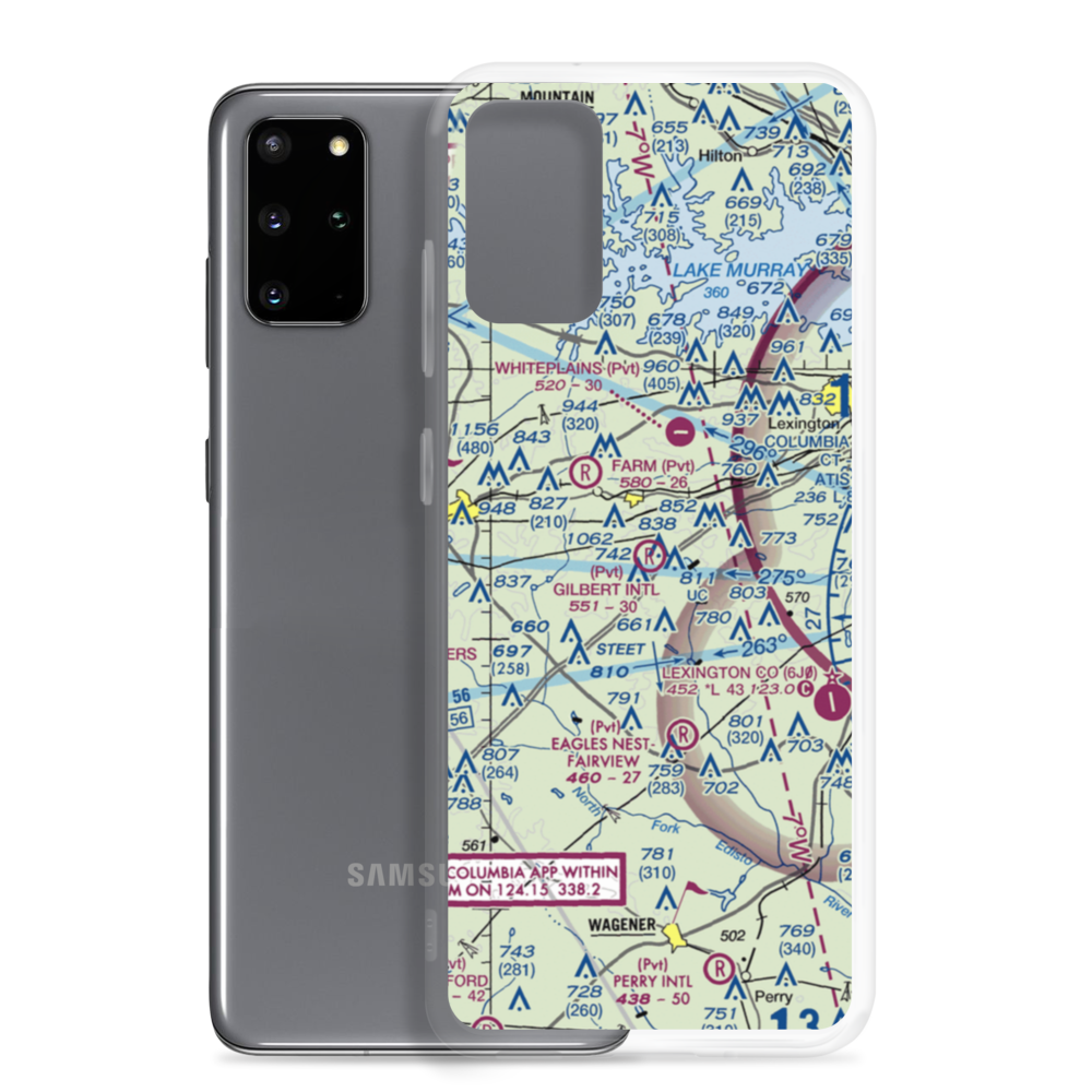 Gilbert International Airport (SC45) VFR Sectional Samsung Case Samsung Galaxy S20 Plus model shown