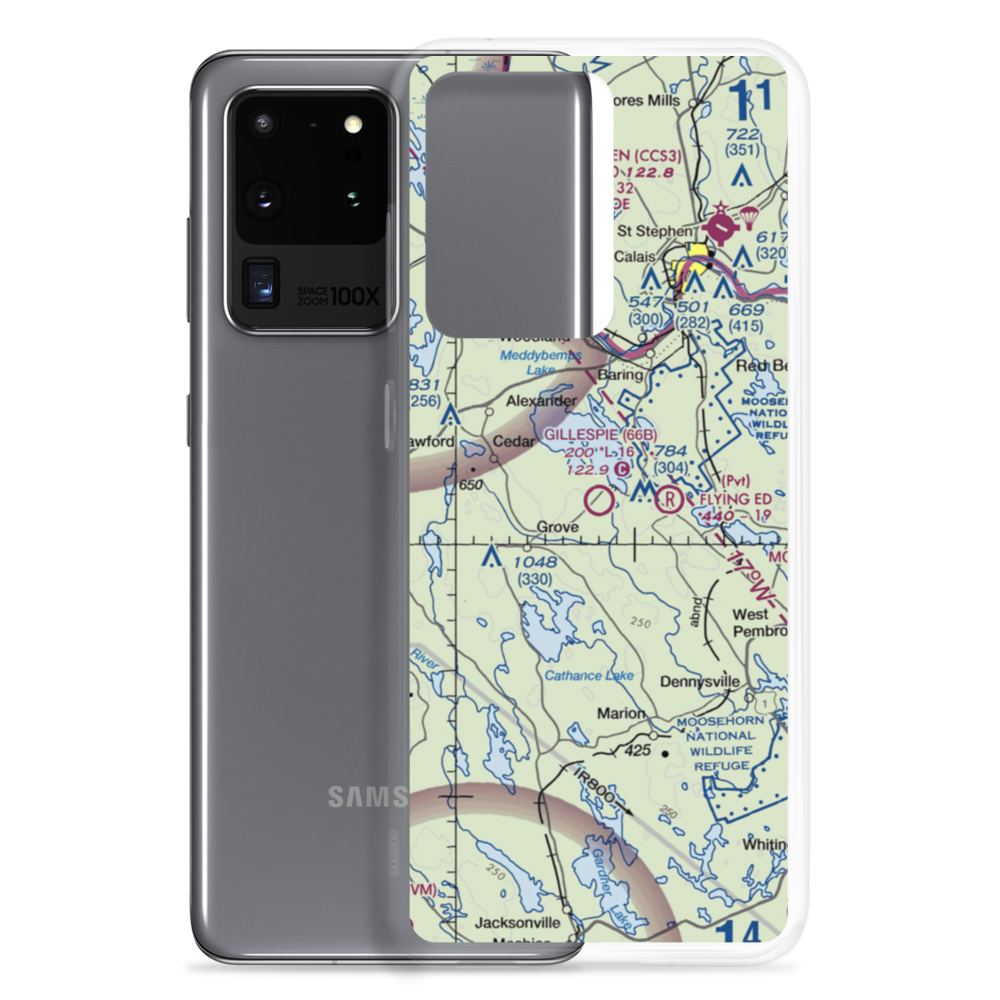 Gillespie Field (66B) VFR Sectional Samsung Case Samsung Galaxy S20 Ultra model shown