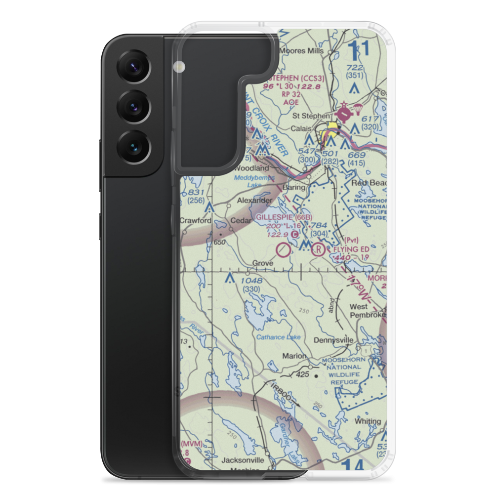 Gillespie Field (66B) VFR Sectional Samsung Case Samsung Galaxy S22 Plus model shown