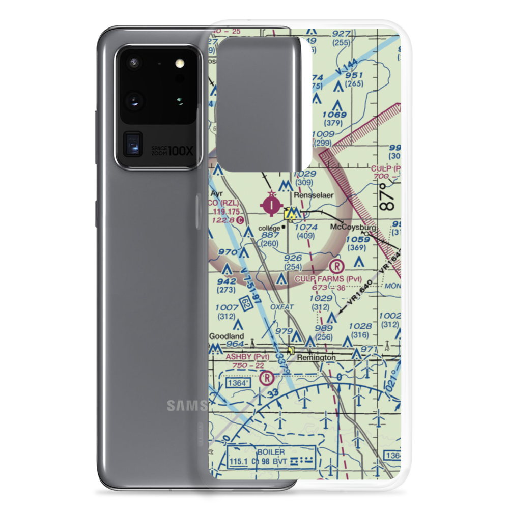 Gilmore Airport (II65) VFR Sectional Samsung Case Samsung Galaxy S20 Ultra model shown