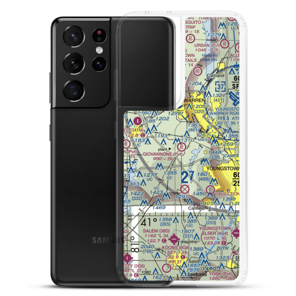 Giovannone Airport (22OI) VFR Sectional Samsung Case Samsung Galaxy S21 Ultra model shown