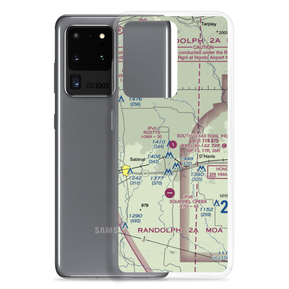 Glasscock Field (4TS8) VFR Sectional Samsung Case Samsung Galaxy S20 Ultra model shown