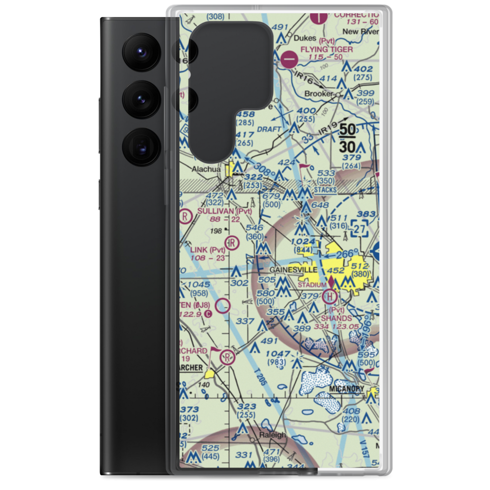 Gleim Field (FD81) VFR Sectional Samsung Case Samsung Galaxy S22 Ultra model shown