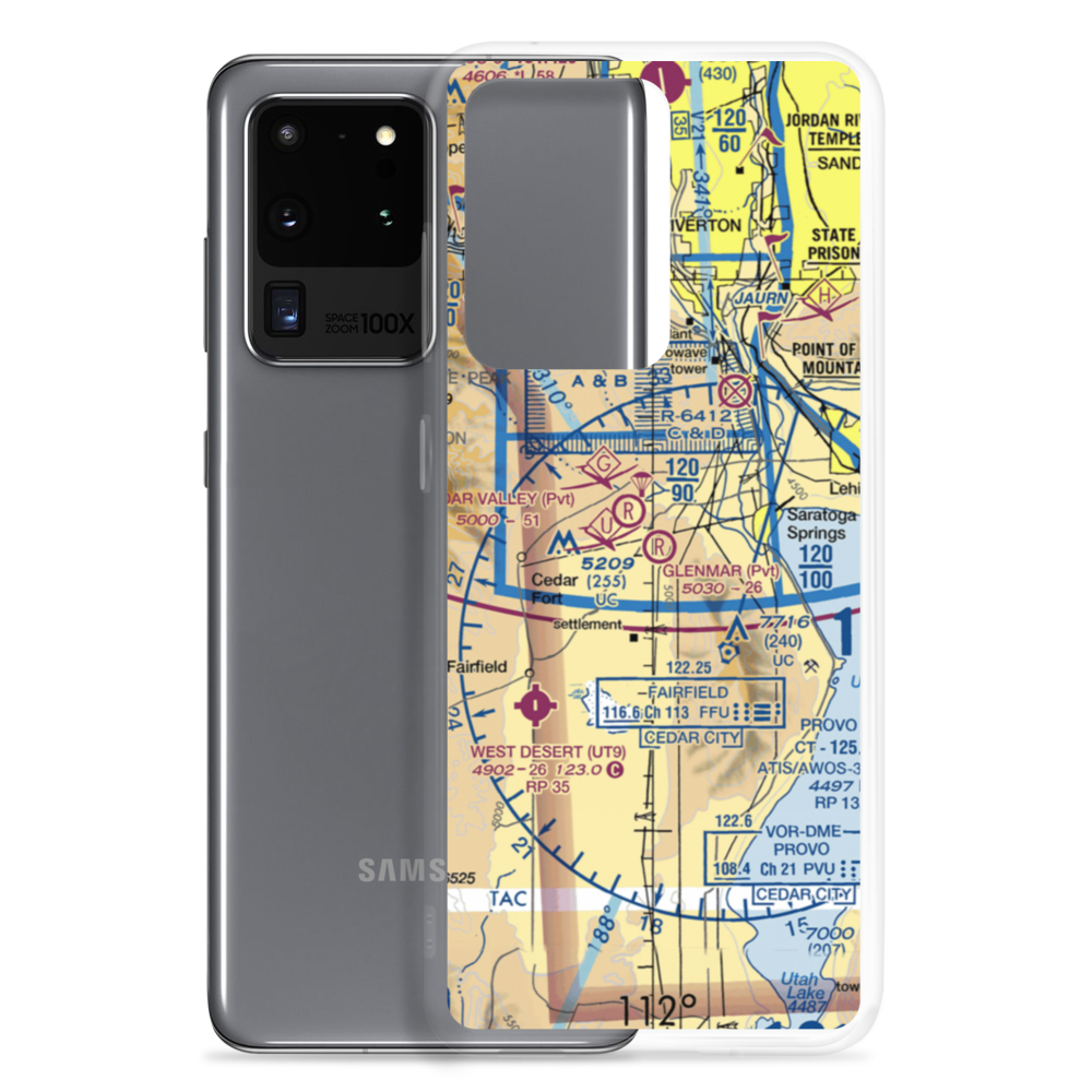 Glenmar Ranch Airport (UT41) VFR Sectional Samsung Case Samsung Galaxy S20 Ultra model shown