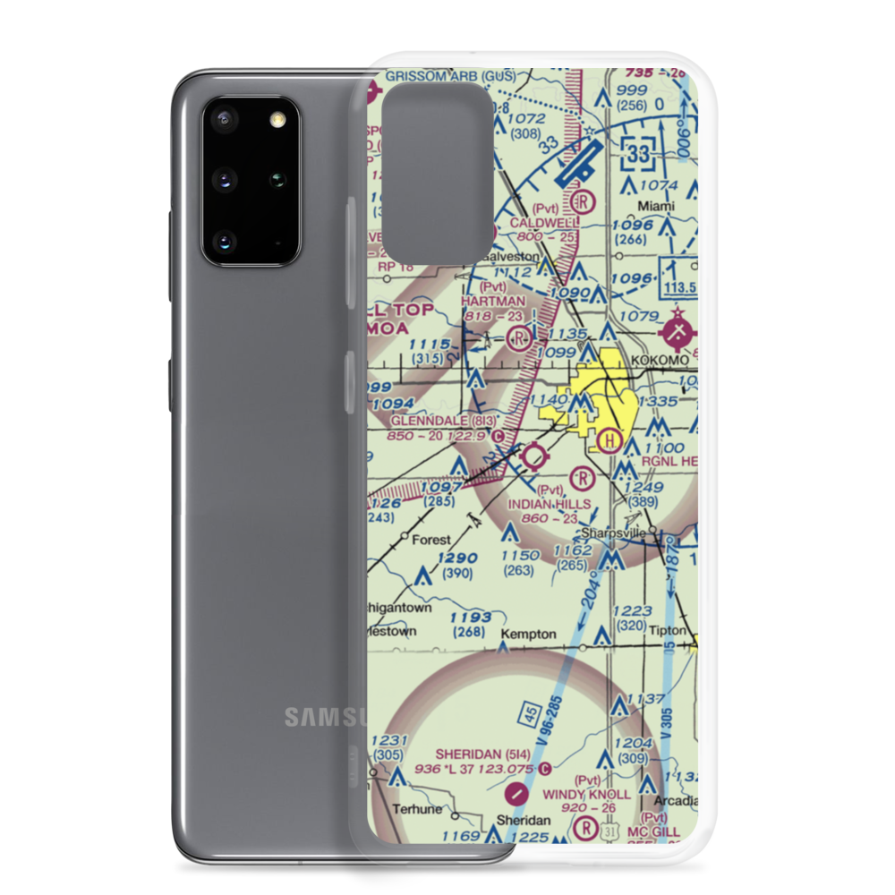 Glenndale Airport (8I3) VFR Sectional Samsung Case Samsung Galaxy S20 Plus model shown