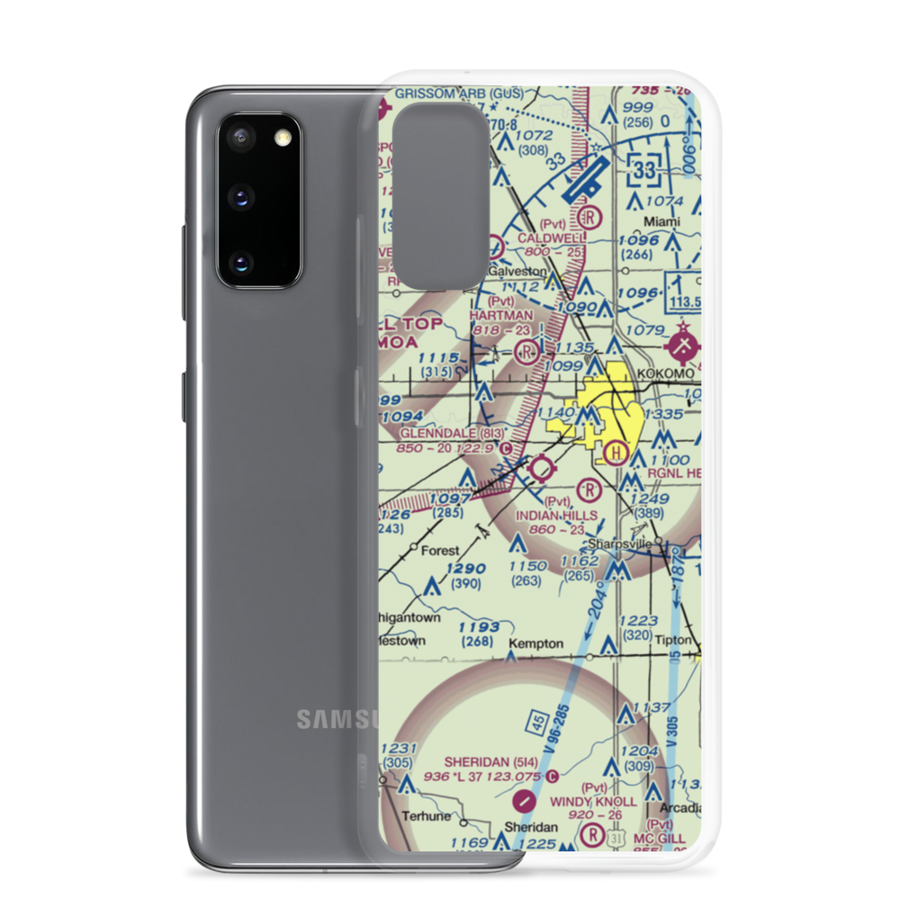 Glenndale Airport (8I3) VFR Sectional Samsung Case Samsung Galaxy S20 model shown
