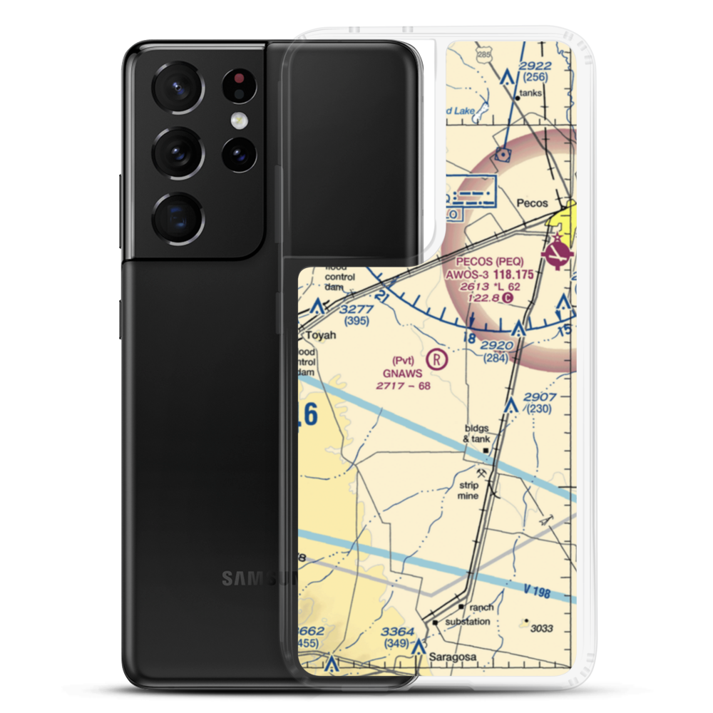 Gnaws Farm Airport (96XA) VFR Sectional Samsung Case Samsung Galaxy S21 Ultra model shown