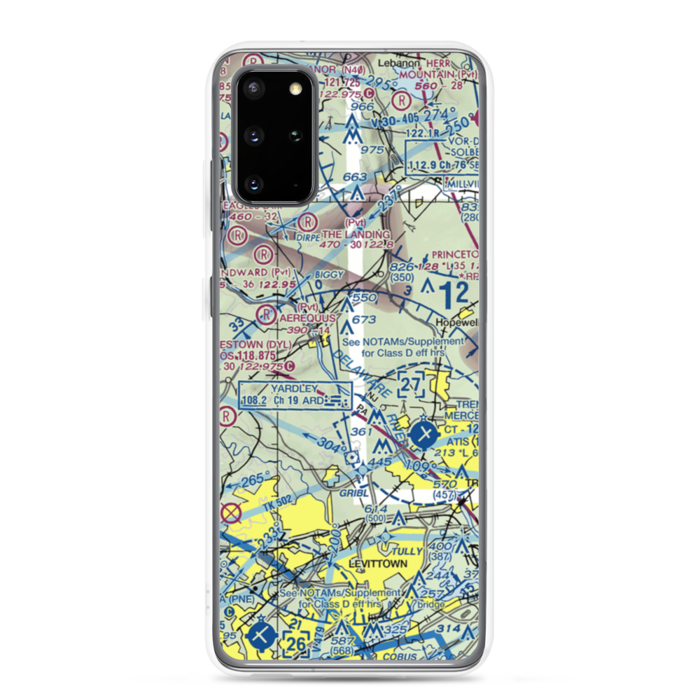 Goat Hill Airport (NJ79) VFR Sectional Samsung Case Samsung Galaxy S20 Plus model shown