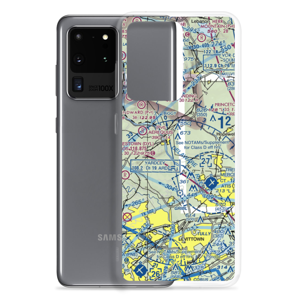 Goat Hill Airport (NJ79) VFR Sectional Samsung Case Samsung Galaxy S20 Ultra model shown