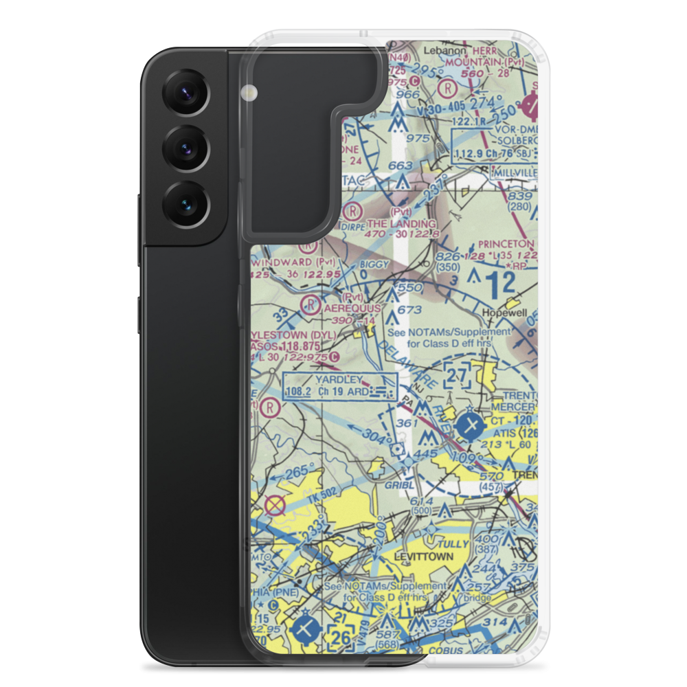Goat Hill Airport (NJ79) VFR Sectional Samsung Case Samsung Galaxy S22 Plus model shown
