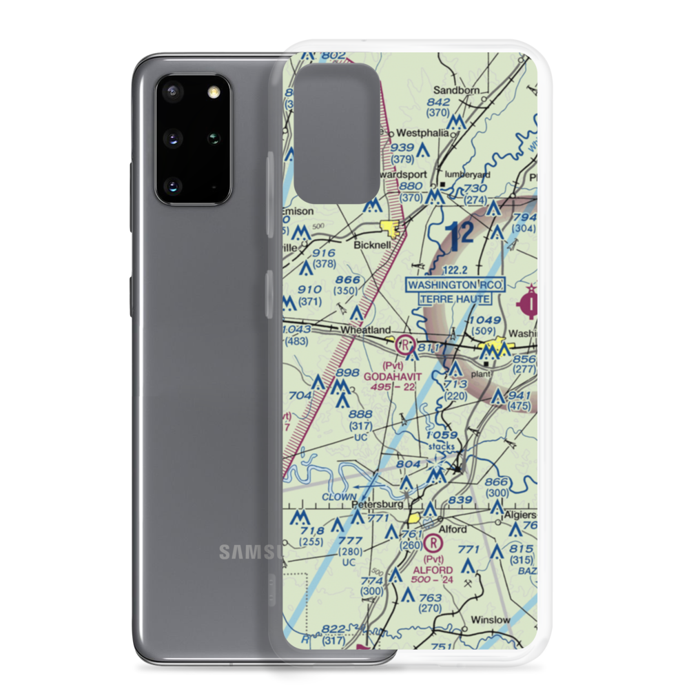 Godahavit Airport (6II8) VFR Sectional Samsung Case Samsung Galaxy S20 Plus model shown