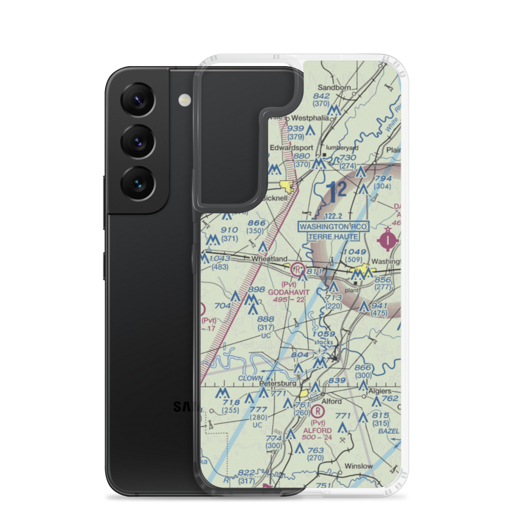 Godahavit Airport (6II8) VFR Sectional Samsung Case Samsung Galaxy S22 model shown