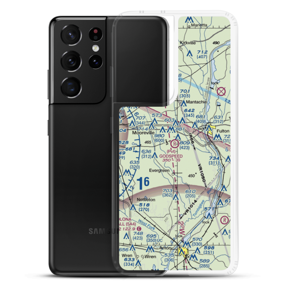 Godspeed Airpark (8MS2) VFR Sectional Samsung Case Samsung Galaxy S21 Ultra model shown