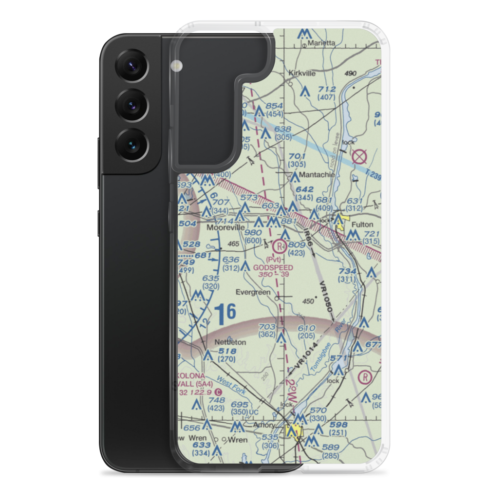 Godspeed Airpark (8MS2) VFR Sectional Samsung Case Samsung Galaxy S22 Plus model shown