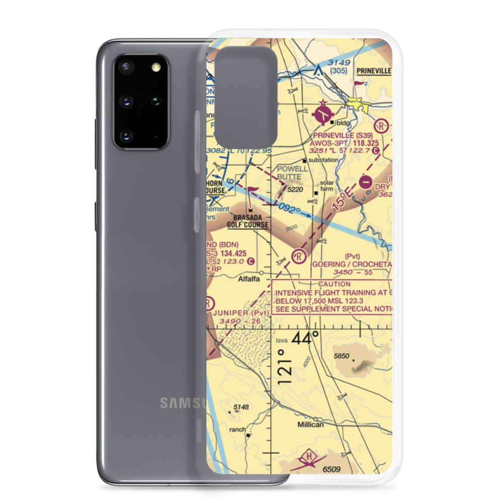 Goering Ranches / Crocheta Airport Estates (50OR) VFR Sectional Samsung Case Samsung Galaxy S20 Plus model shown