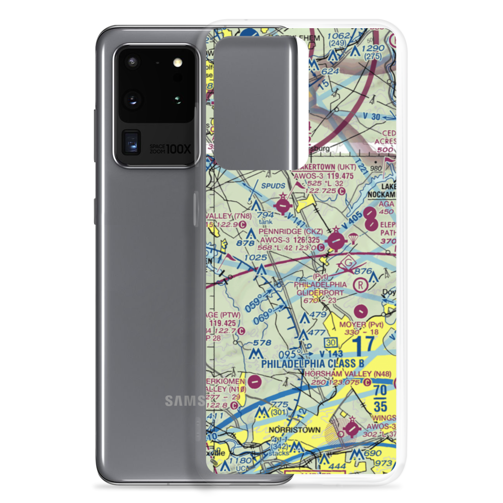 Gold Mine Field (97PN) VFR Sectional Samsung Case Samsung Galaxy S20 Ultra model shown
