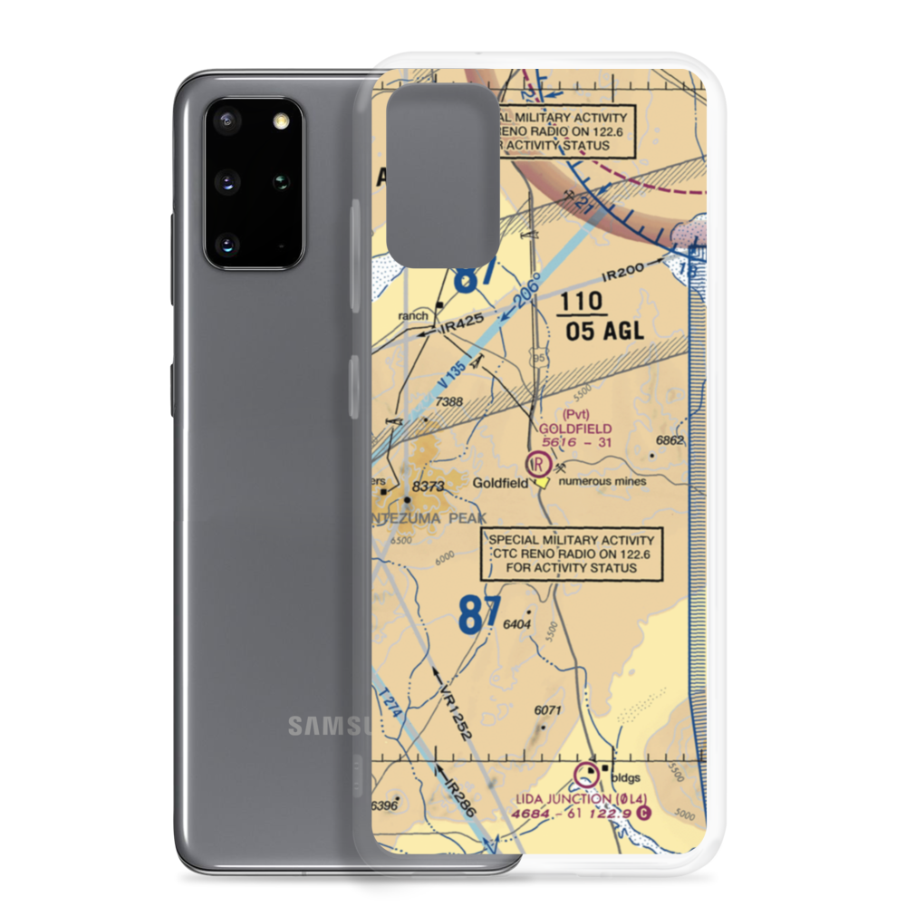 Goldfield Airport (0L5) VFR Sectional Samsung Case Samsung Galaxy S20 Plus model shown