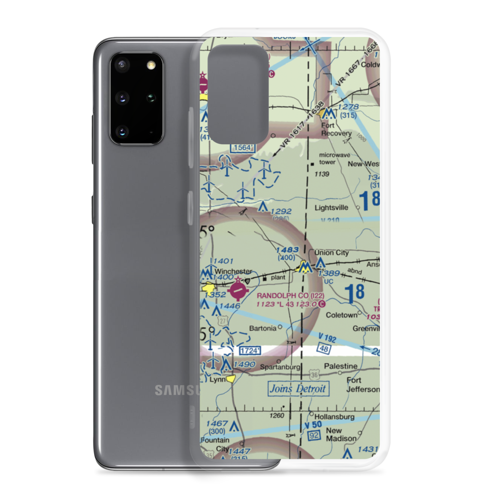 Good Earth Farm Strip (II73) VFR Sectional Samsung Case Samsung Galaxy S20 Plus model shown