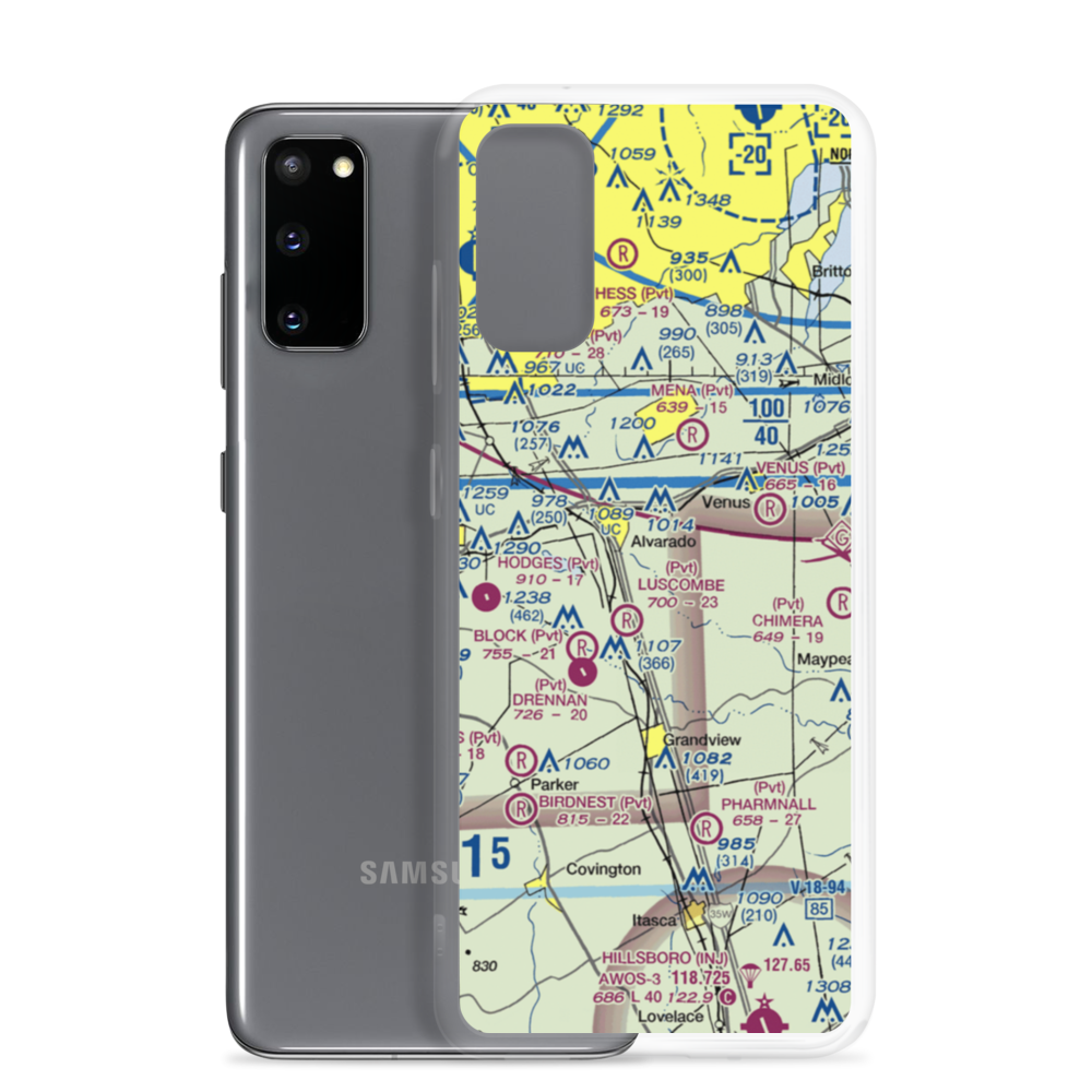 Goodlett Field (9TS6) VFR Sectional Samsung Case Samsung Galaxy S20 model shown