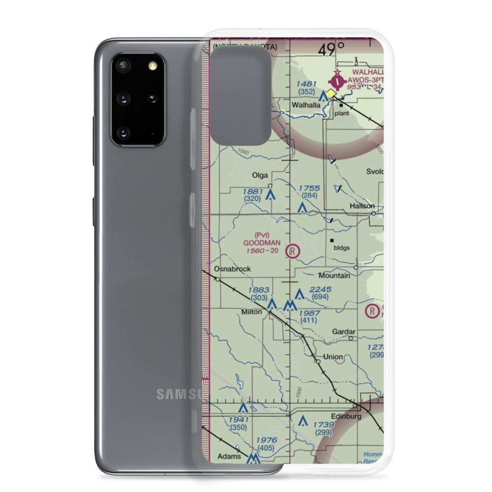 Goodman Strip (88ND) VFR Sectional Samsung Case Samsung Galaxy S20 Plus model shown