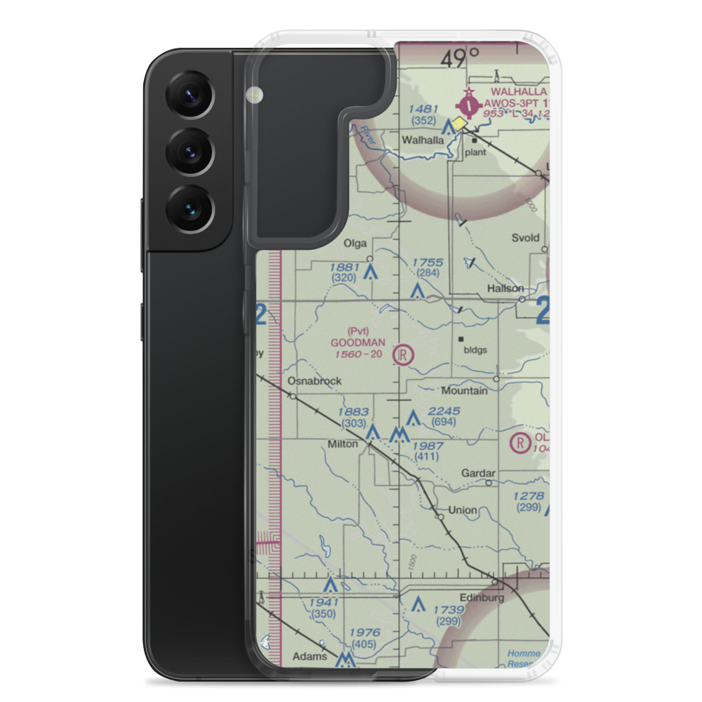 Goodman Strip (88ND) VFR Sectional Samsung Case Samsung Galaxy S22 Plus model shown