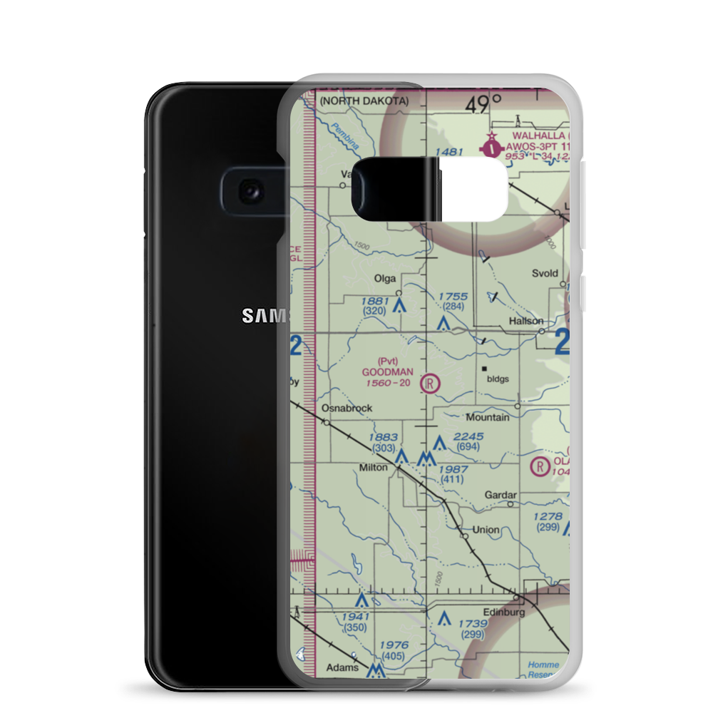 Goodman Strip (88ND) VFR Sectional Samsung Case Samsung Galaxy S10e model shown