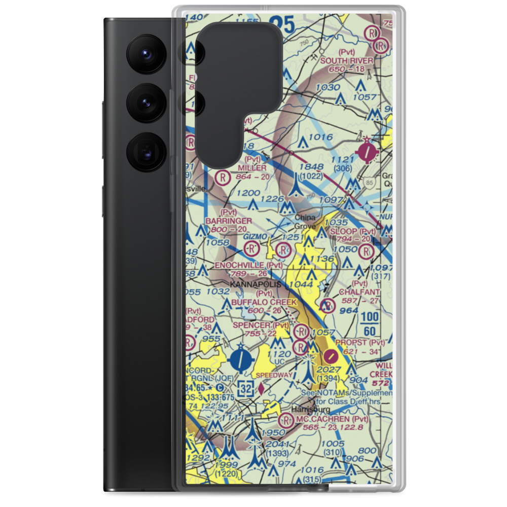 Goodnight's Airport (2NC8) VFR Sectional Samsung Case Samsung Galaxy S22 Ultra model shown