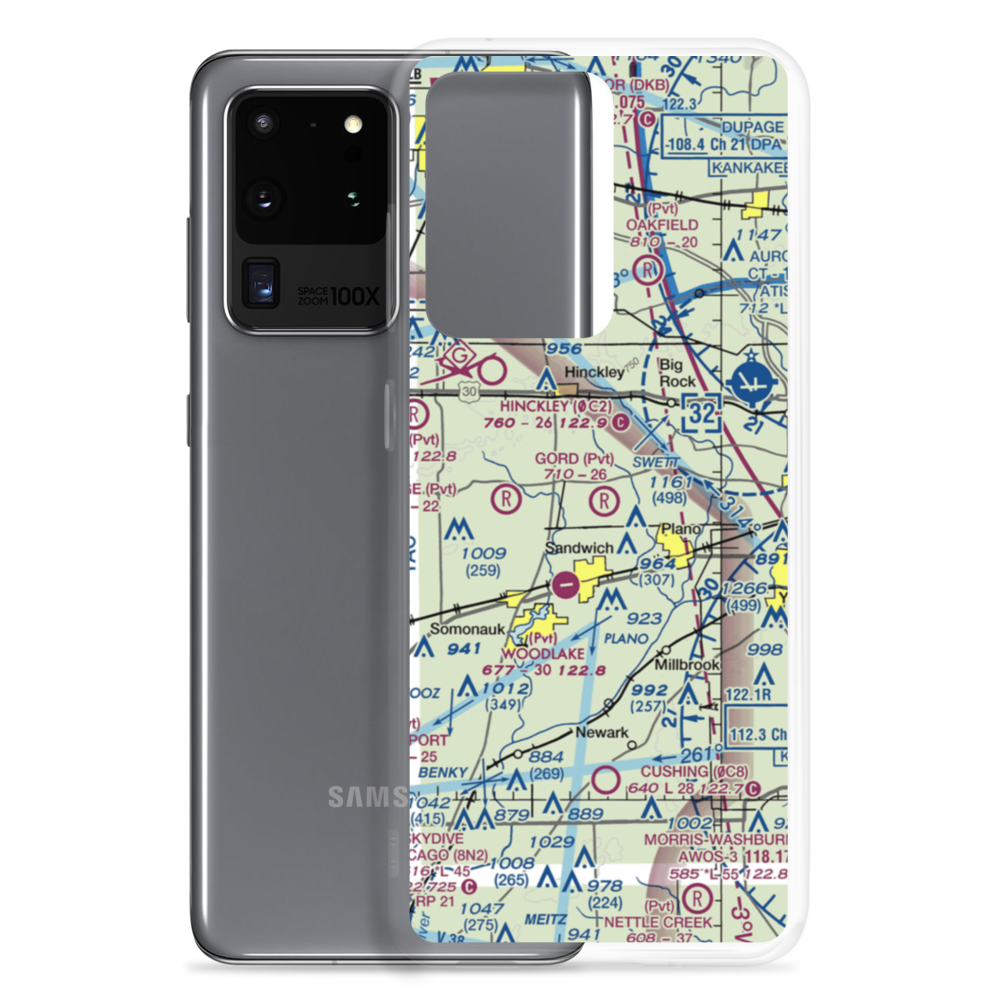 Gord Airport (0LL6) VFR Sectional Samsung Case Samsung Galaxy S20 Ultra model shown