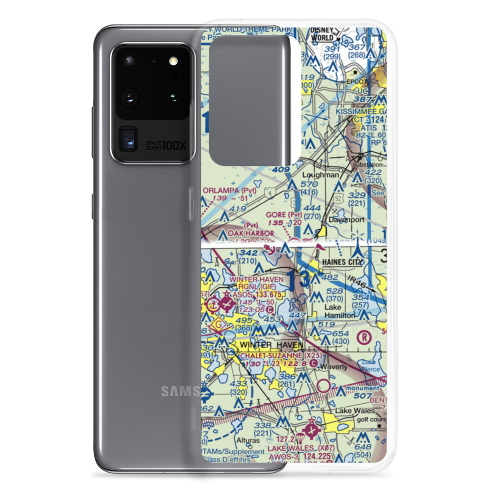 Gore Airport (4FL9) VFR Sectional Samsung Case Samsung Galaxy S20 Ultra model shown