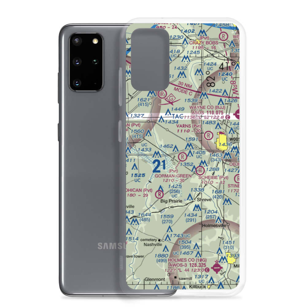 Gorman-Freeman Airport (66OI) VFR Sectional Samsung Case Samsung Galaxy S20 Plus model shown