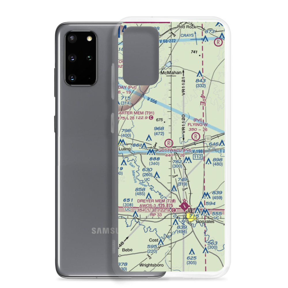 Gottwald Field (10TE) VFR Sectional Samsung Case Samsung Galaxy S20 Plus model shown