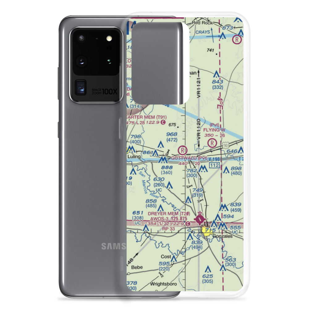 Gottwald Field (10TE) VFR Sectional Samsung Case Samsung Galaxy S20 Ultra model shown