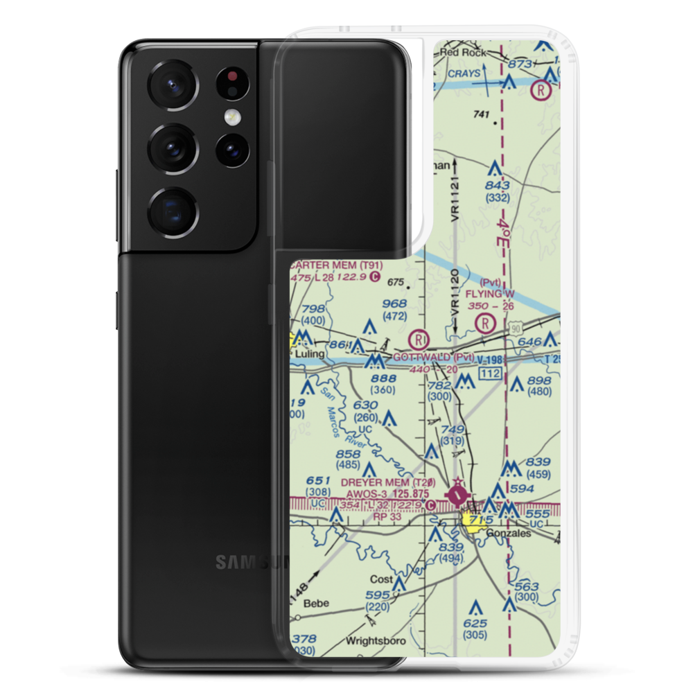 Gottwald Field (10TE) VFR Sectional Samsung Case Samsung Galaxy S21 Ultra model shown