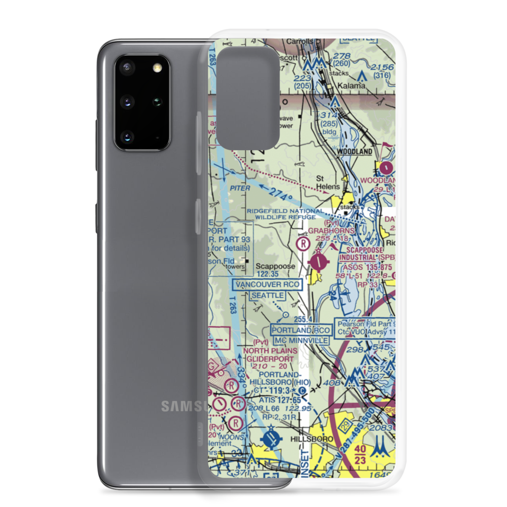Grabhorn's Airport (8OR6) VFR Sectional Samsung Case Samsung Galaxy S20 Plus model shown