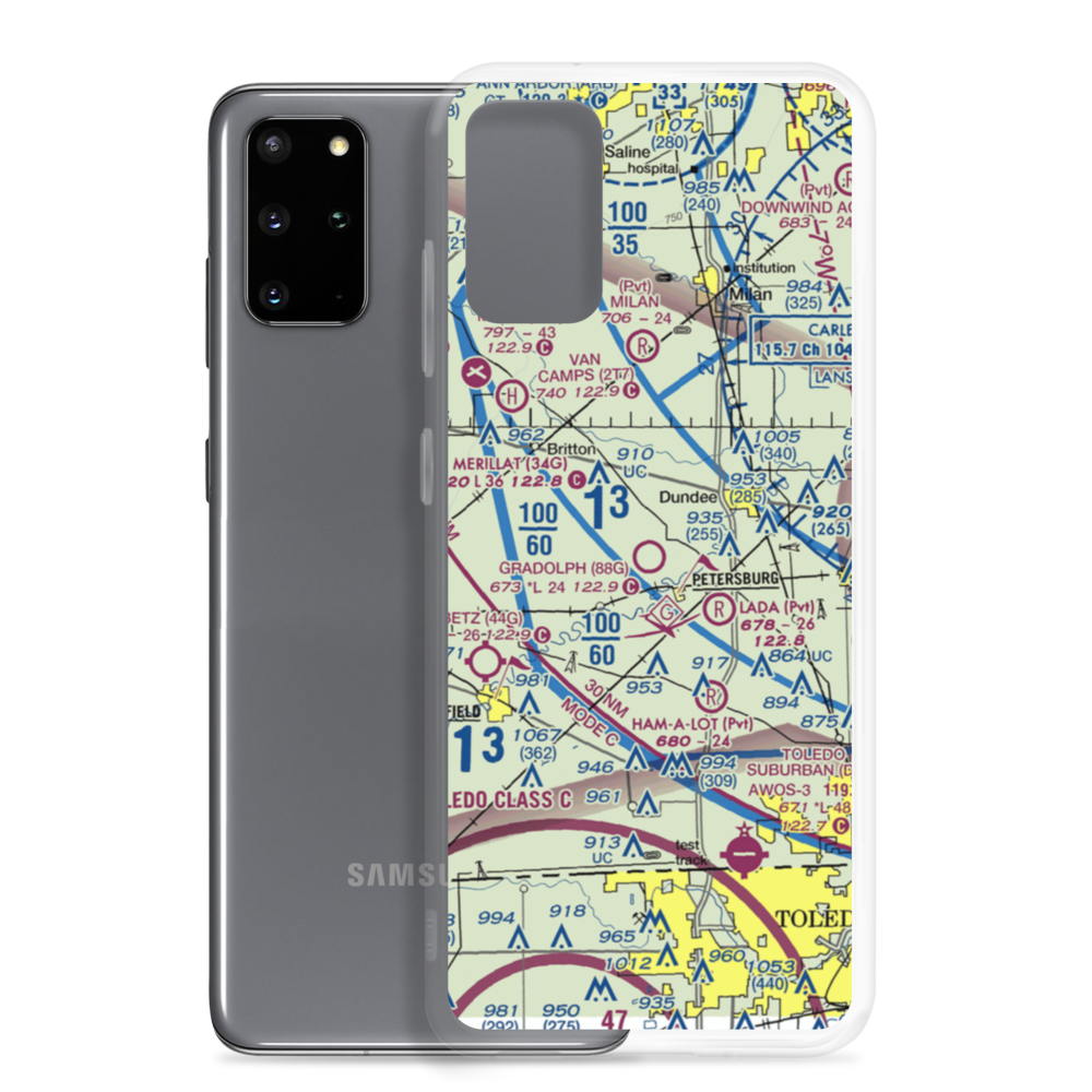 Gradolph Field (88G) VFR Sectional Samsung Case Samsung Galaxy S20 Plus model shown