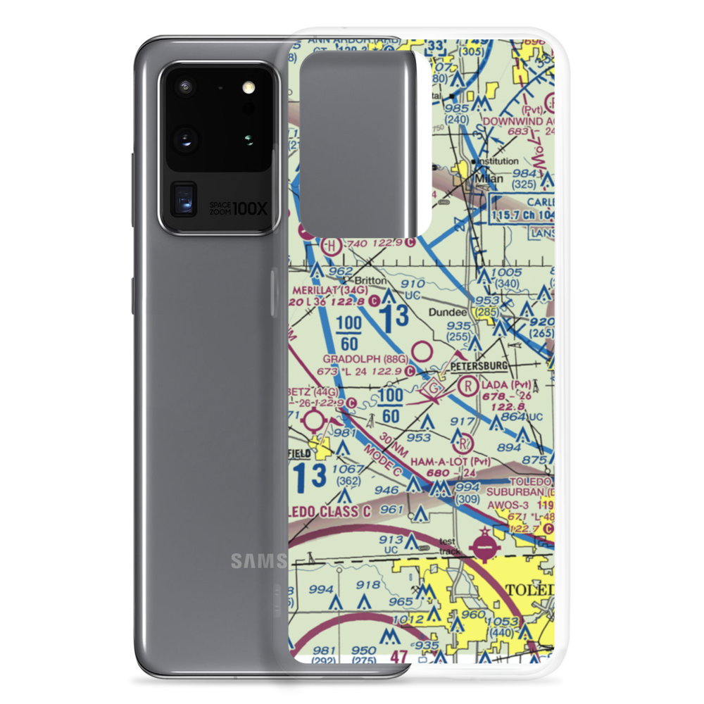 Gradolph Field (88G) VFR Sectional Samsung Case Samsung Galaxy S20 Ultra model shown