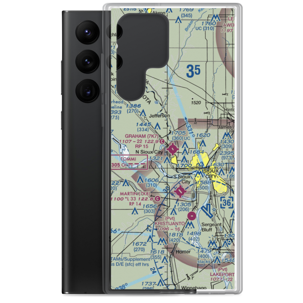 Graham Field (7K7) VFR Sectional Samsung Case Samsung Galaxy S22 Ultra model shown