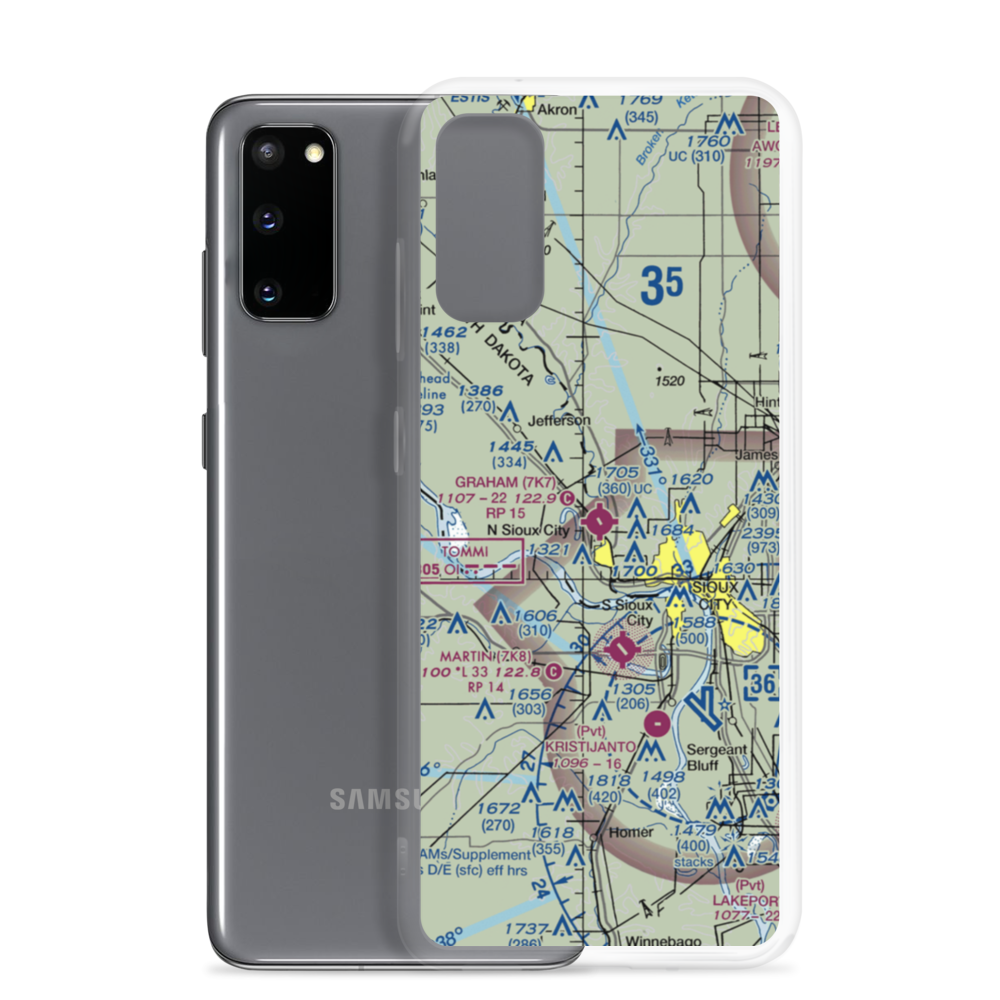 Graham Field (7K7) VFR Sectional Samsung Case Samsung Galaxy S20 model shown