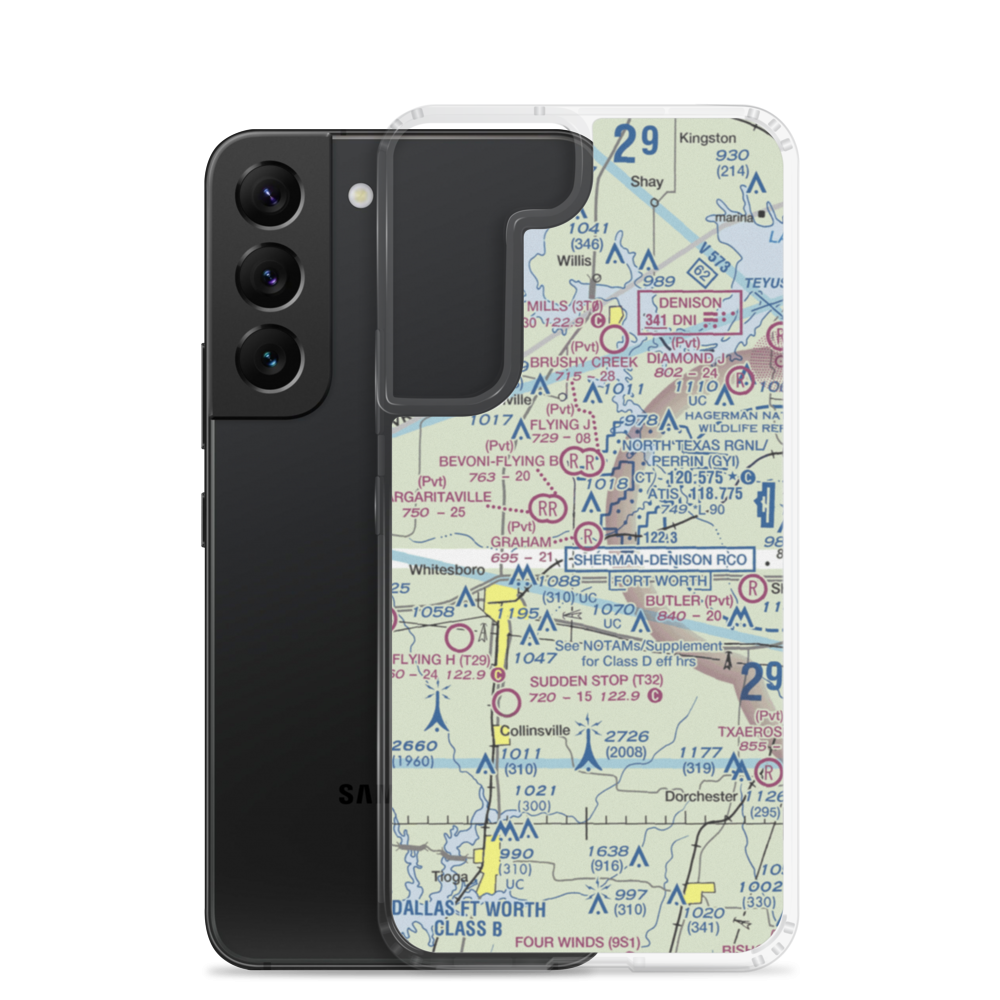 Graham Field (XS31) VFR Sectional Samsung Case Samsung Galaxy S22 model shown