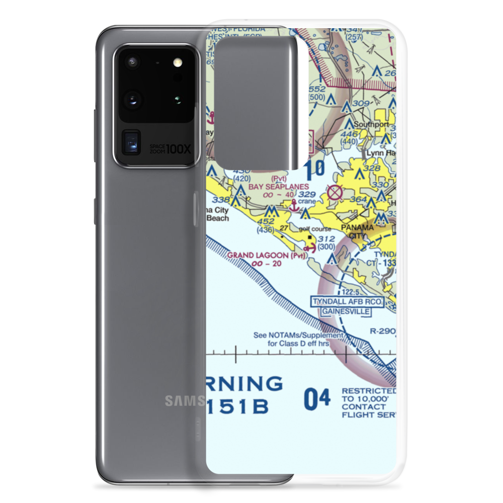 Grand Lagoon Seaplane Base (4FD5) VFR Sectional Samsung Case Samsung Galaxy S20 Ultra model shown