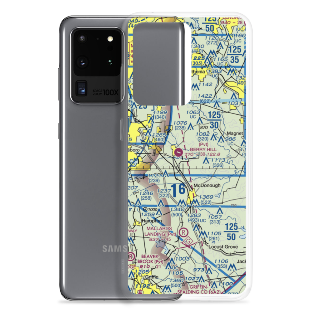 Grant Airport (3GA0) VFR Sectional Samsung Case Samsung Galaxy S20 Ultra model shown
