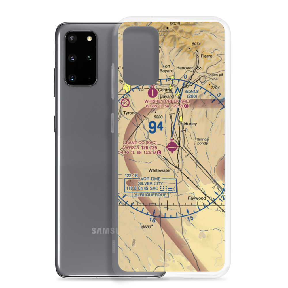 Grant County Airport (SVC) VFR Sectional Samsung Case Samsung Galaxy S20 Plus model shown