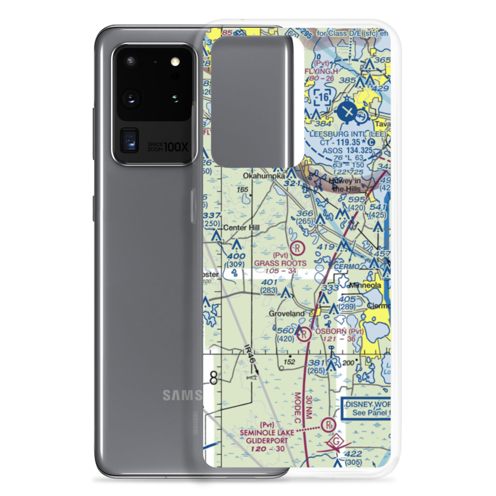 Grass Roots Airpark (06FD) VFR Sectional Samsung Case Samsung Galaxy S20 Ultra model shown