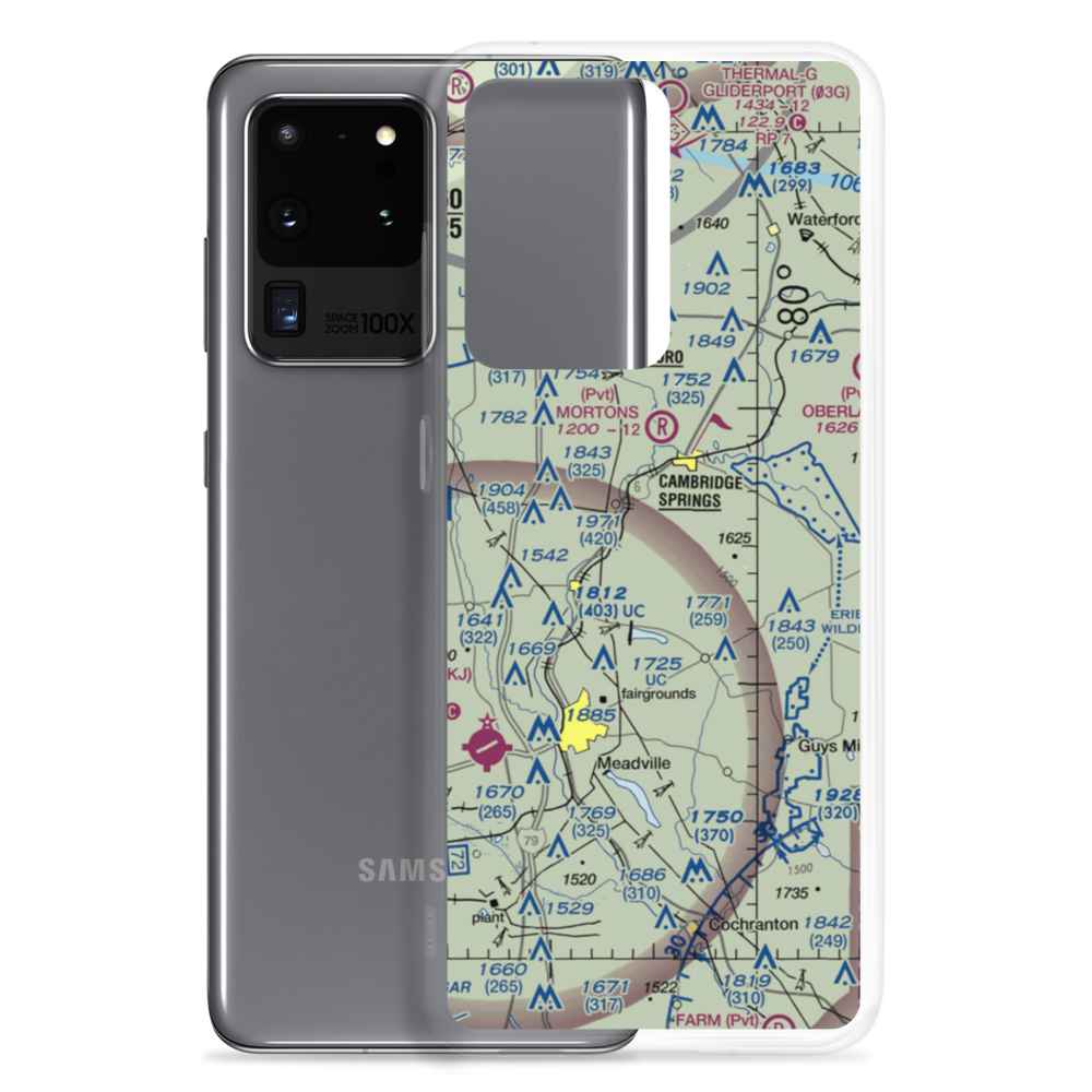 Gravel Run Airport (3PN6) VFR Sectional Samsung Case Samsung Galaxy S20 Ultra model shown