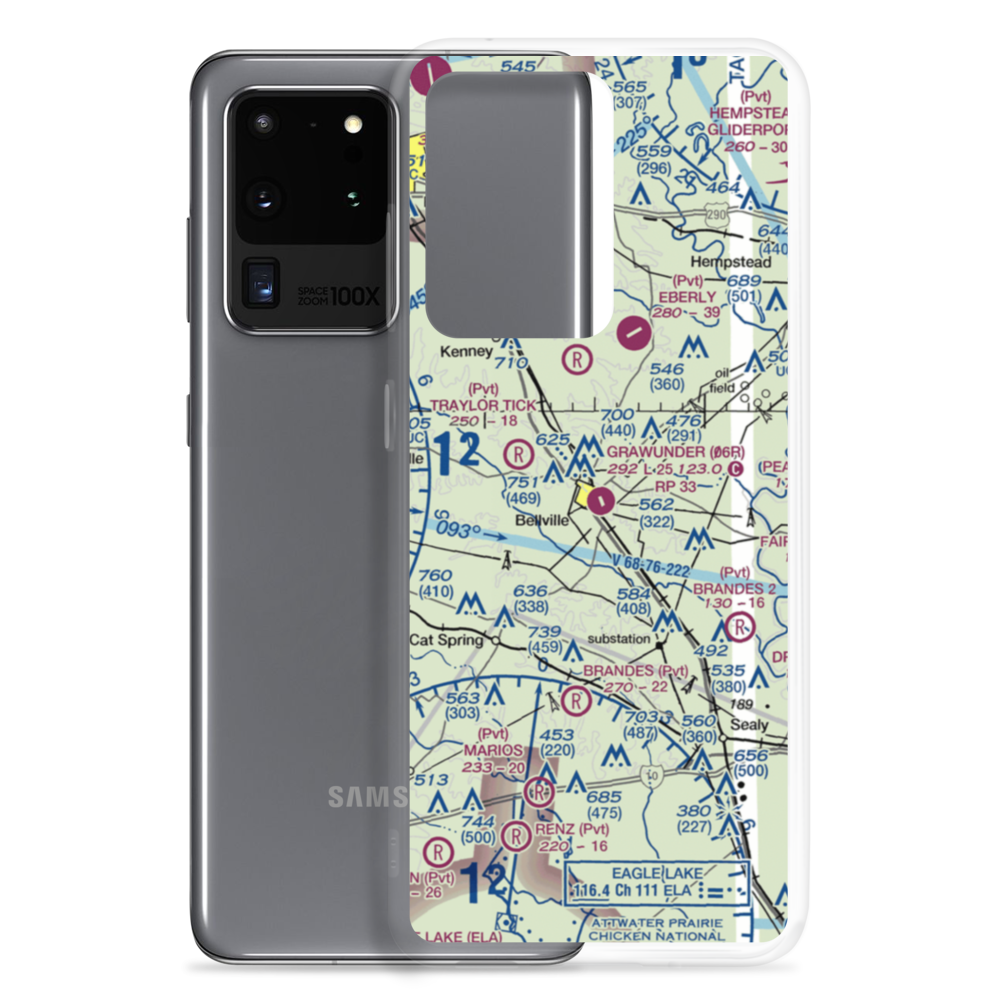 Grawunder Field (06R) VFR Sectional Samsung Case Samsung Galaxy S20 Ultra model shown