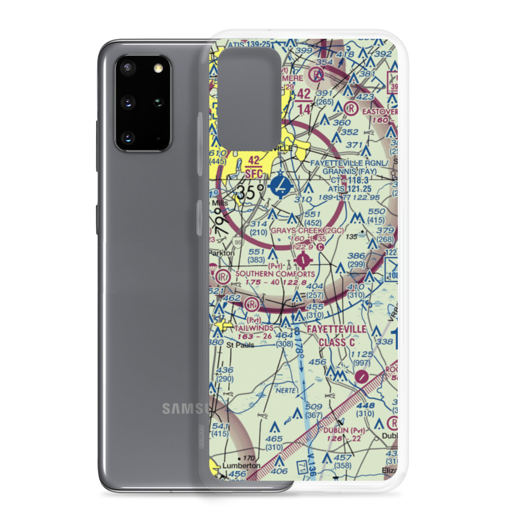 Grays Creek Airport (2GC) VFR Sectional Samsung Case Samsung Galaxy S20 Plus model shown