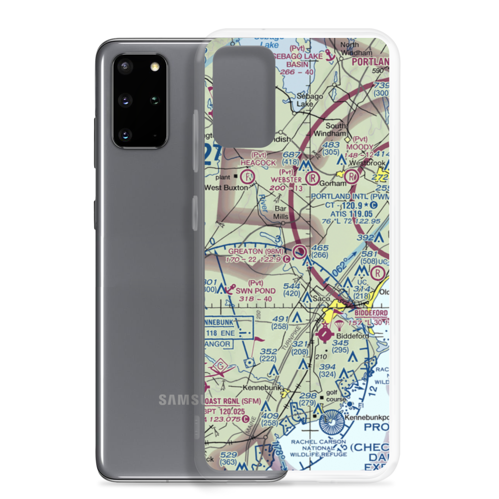 Greaton Airfield (98M) VFR Sectional Samsung Case Samsung Galaxy S20 Plus model shown