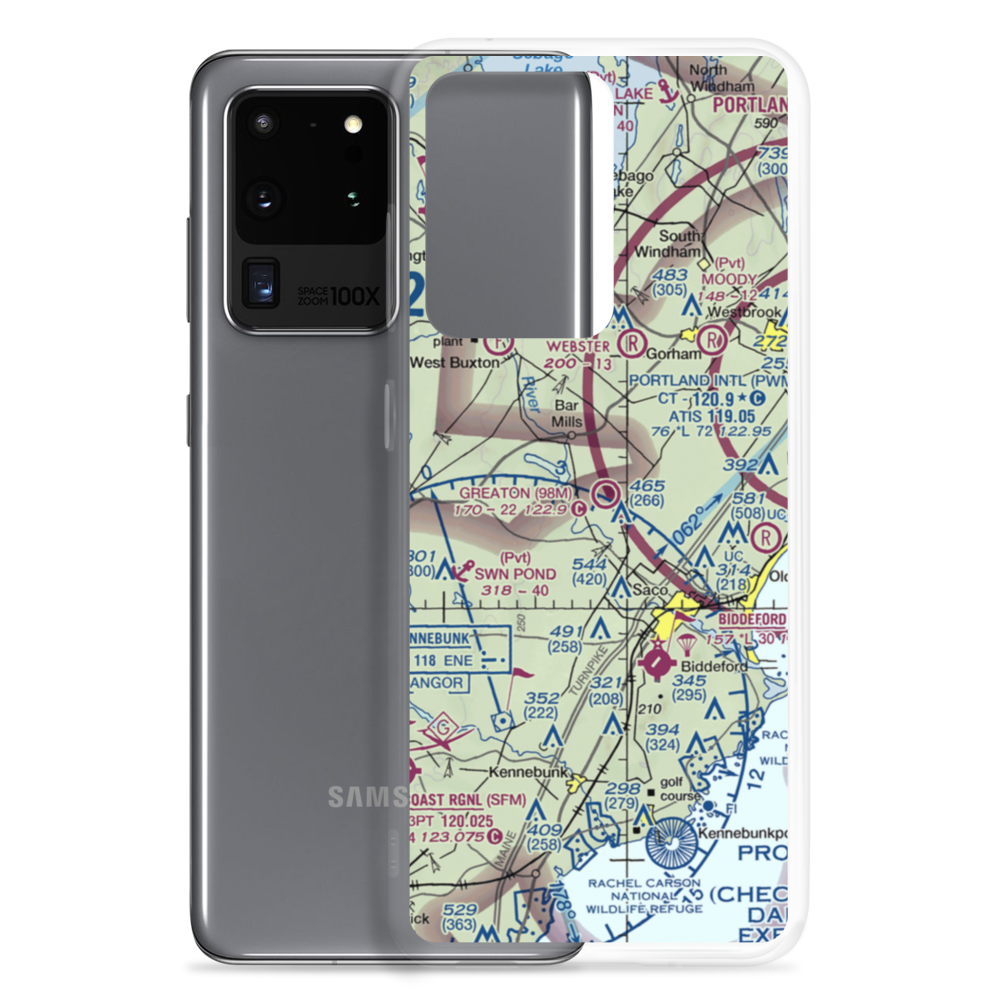 Greaton Airfield (98M) VFR Sectional Samsung Case Samsung Galaxy S20 Ultra model shown